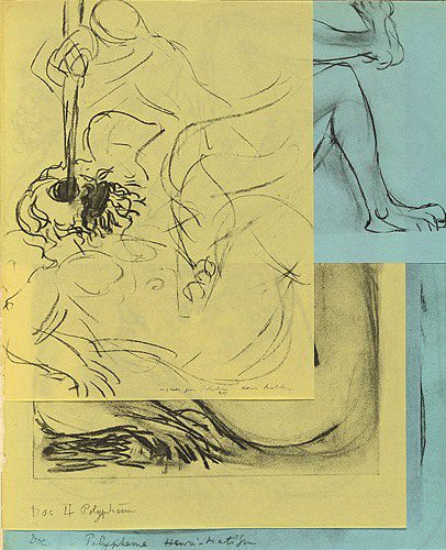 Matisse's "Polyphemus" from LEC edition of James Joyce's "Ulysses." (click to enlarge)